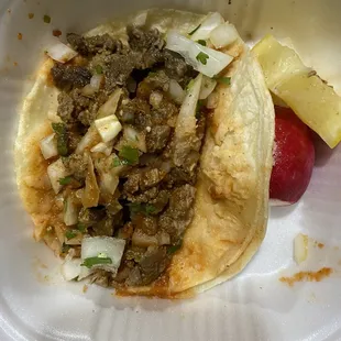 Asada taco.