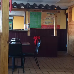 the interior of a restaurant