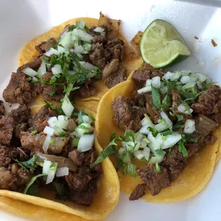Beef tacos