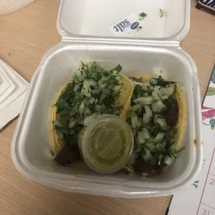 Steak tacos