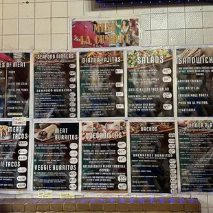 Taqueria La Cumbre Menu 12/2024