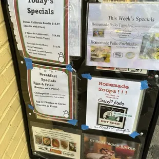 Taqueria La Cumbre Menu 12/2024