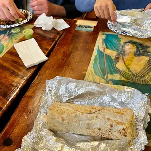 Chicken Super Meat Burrito