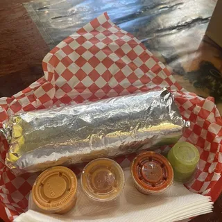 8. Deluxe Vegetarian Burrito