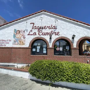 exterior of restaurant