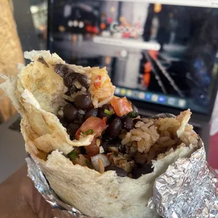 6. Regular Meat Burrito