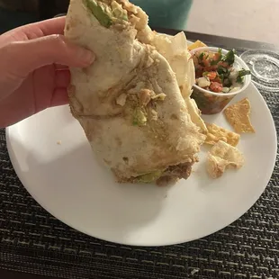 Regular burrito