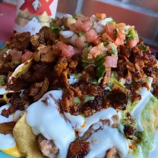 Nachos Al pastor. Delicious!