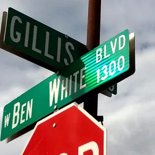 Like I said already, corner of W. Ben White and Gillis.