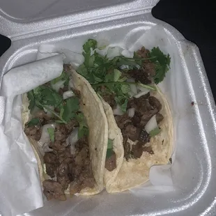 Carne asada tacos