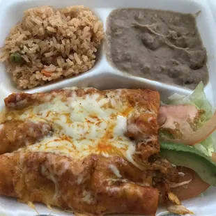 Chicken Enchiladas to go