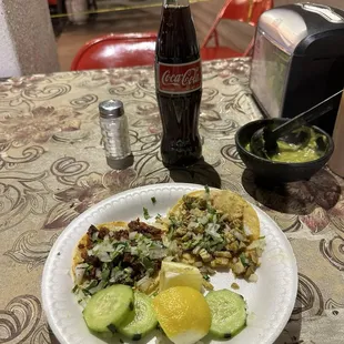 Chicken and Al Pastor Tacos
