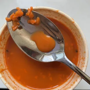 Insects in the carrot juice