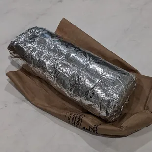 Veggie burrito (it's pretty big)