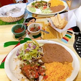 Fajitas de Camaron Burrito