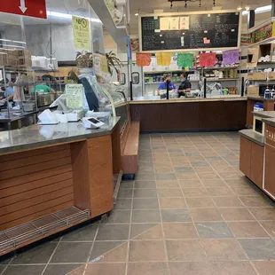 the counter area of a taqueria