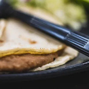 frijol taco