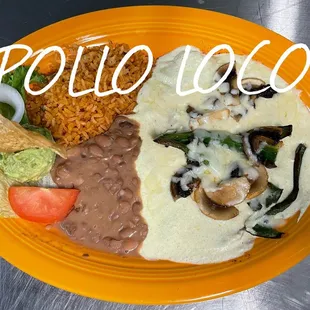 a plate of food