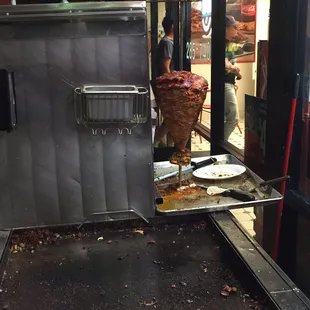 Real Al Pastor meat. Don't be fooled by them fake spots.