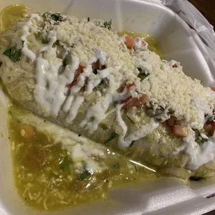 Wet Al Pastor Burrito