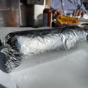 Super Burrito with shrimp