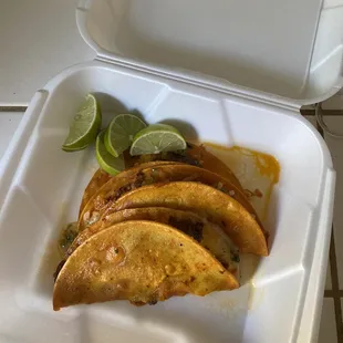 Quesa Birria tacos to go