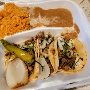 Adobada Tacos Plate