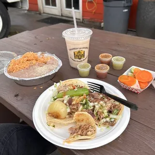 2. Four Tacos Plate