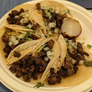 Carne asada tacos