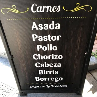 a sign for a restaurant