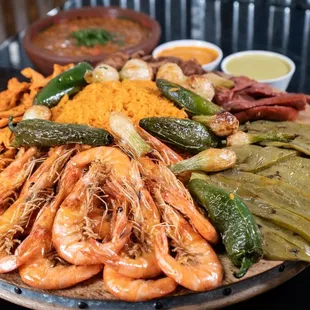 a platter of seafood