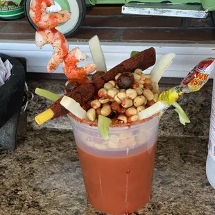 Drink decor at the restaurant