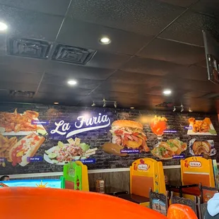 Inside and wall mural