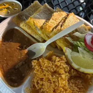 Birria quesadilla combo