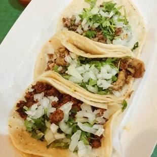 Chorizo, Tripa, Carne Asada