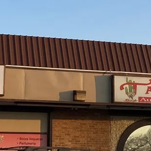The outside - Restaurant and Store!