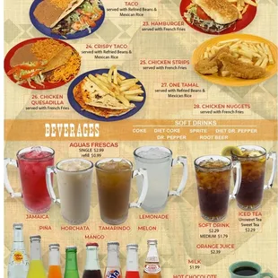 ramen and noodles, menu