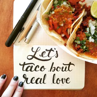 Al pastor and chorizo love.