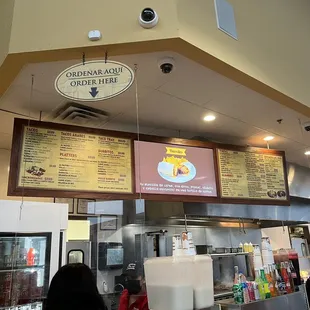 menus and prices