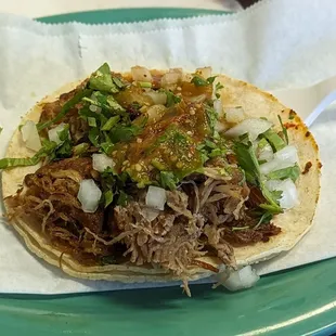 Carnitas taco