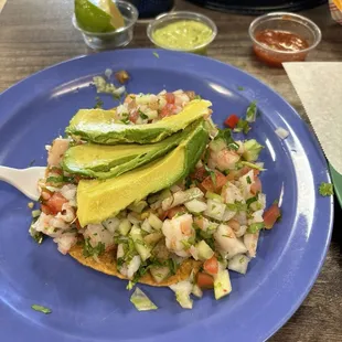 Shrimp Ceviche Tostadas
