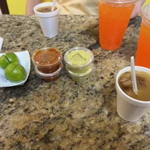 Quite the assortment delivered before the meal. Loved the beans.