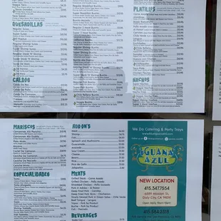 Full Menu