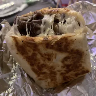 Regular Suiza w/ Carne Asada