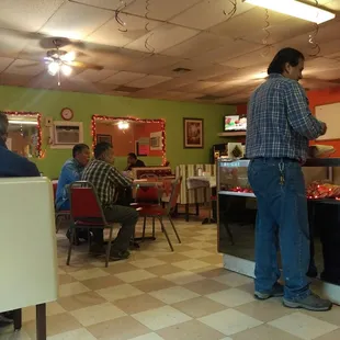 people sitting at tables