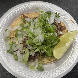 Taco de barbacoa