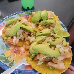 Shrimp tacos