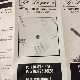 the location of the restaurant