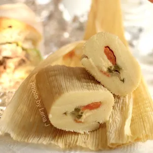 Rajas Tamale ($1.99) - jalapenos and cheese