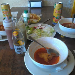 Pozole is very delicious...